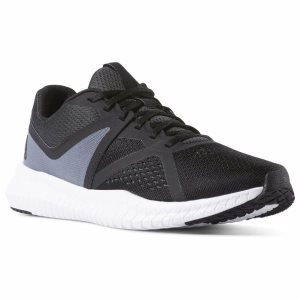 Buty Treningowe Damskie Reebok Flexagon Fit Czarne/Białe/Szare PL 75TJGIR